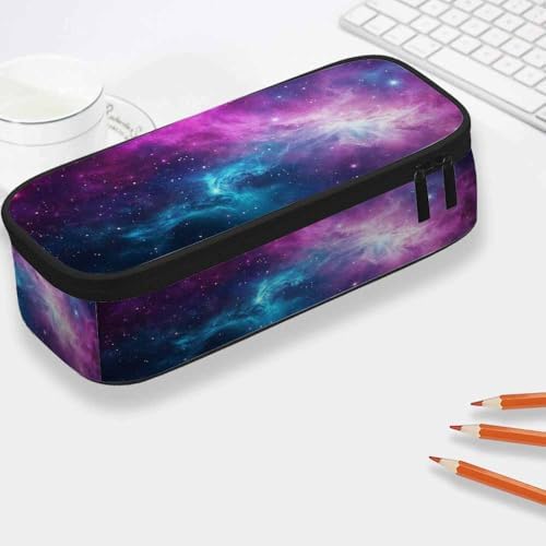 Yekiua Galaxies Space Pen Bag Universe Black Holes Elements Large Pencil Case Big Capacity Pencil Pouch Pencil Holder - Image 2