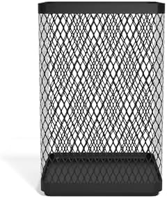 TRU RED Stackable Wire Mesh Jumbo Pencil Holder, Matte Black, 3-Pk - Image 2