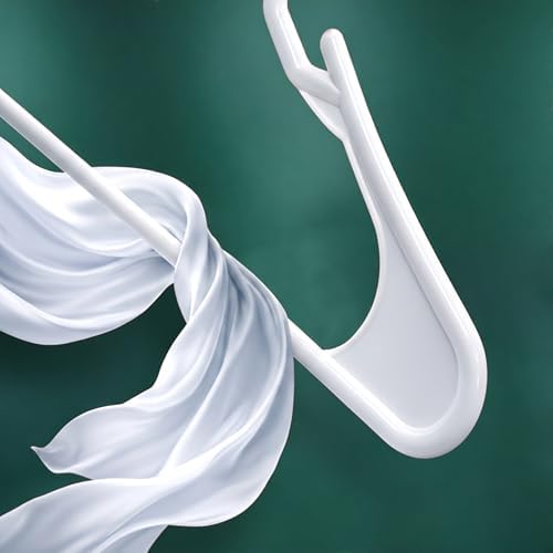Utopia Home Plastic Hangers 30 Pack – Space Saving Clothes Hanger White - Image 6