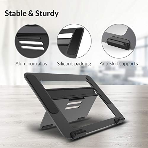 Avantree YS104 - Adjustable Aluminum Laptop and Tablet Stand - Image 6