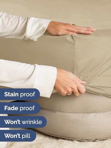 CGK Extra Deep Twin Single Fitted Sheet Only - Beige - Image 4