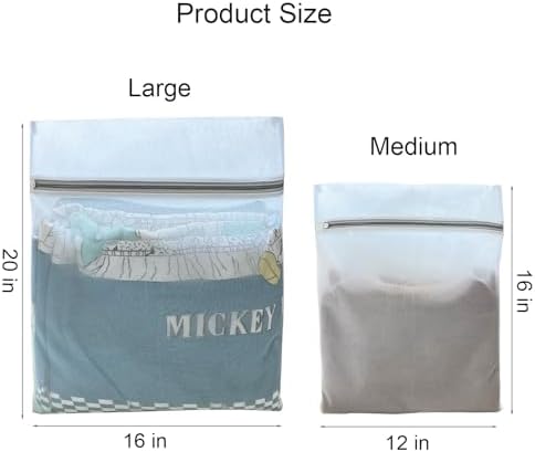4 Pcs Mesh Laundry Bags for Delicates (2 Large +2 Medium) - Image 2