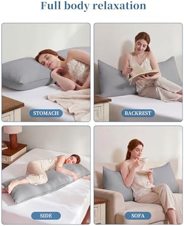 YZ HOME Full Body Pillow Insert -Large Long Bed Pillow for Side Sleeper - Image 6