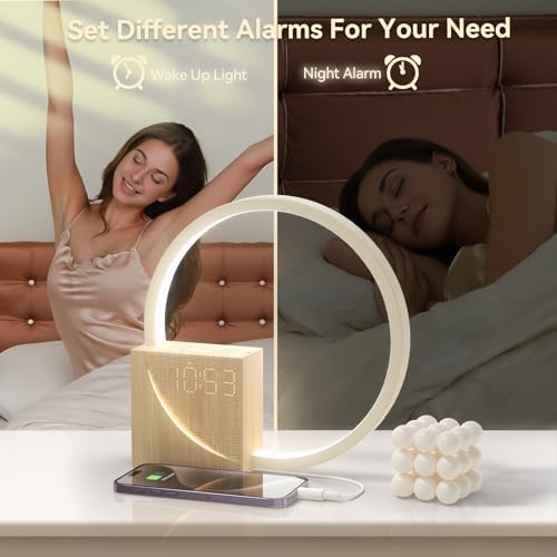 Vivilumens Sunrise Alarm Clock with Sound Machine for Heavy Sleepers Adults - Image 3