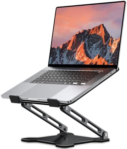 LOXP Adjustable Laptop Stand for Desk, Portable Airflow Laptop Riser Holder by LOXP