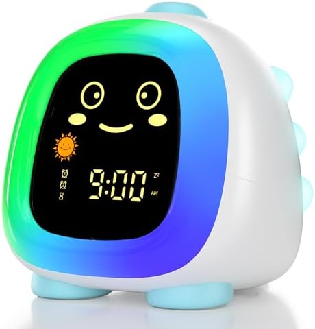 ANALOI Alarm Clock for Kids, Ok to Wake Up Sleep Training Clock for Boys by ANALOI