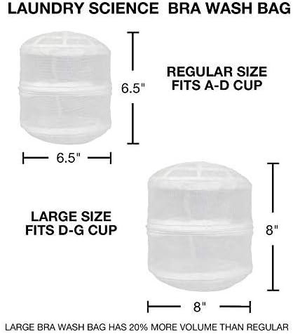 Premium Bra Wash Bag – Set of 3 Mesh Lingerie Laundry Bags for Delicates – Protects Bras, Underwear & Intimates in Washing Machine – Durable Zipper Closure – Large Size - Image 4