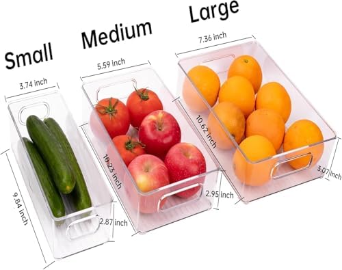 12 Pack Refrigerator Organizer Bins - Image 3