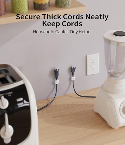 9 Pack Magnetic Cable Clips Cord Organizer,Desk Cable Management Accessories,Cord Clips,Adhesive USB Wire Holder Keeper Organizer for Home Office Desk Phone Car Wall Desktop Nightstand cable organizer - Image 5