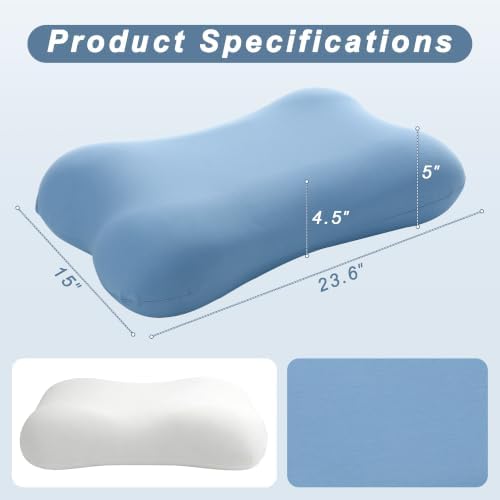 Neck Pillow Memory Foam Pillows for Side Sleepers - Image 2