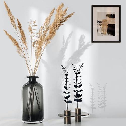 36Pcs Artificial Eucalyptus Stems Black Eucalyptus Leaves for vase Black Artificial Flowers Branches Decor Wedding Bouquet Centerpiece Floral Arrangement Home Decoration - Image 4