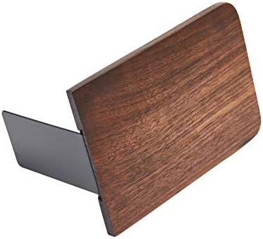 Pandapark Wood Bookends,Non-Skid Bookend for Shelves,Heavy Duty Bookends,Book Stand for Books/CDs,1 Pair - Image 3