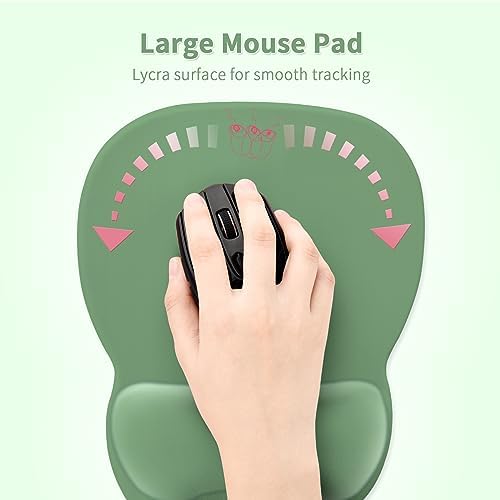 EooCoo Ergonomic Mouse Pad with Wrist Rest, Memory Foam Support Mousepad - Image 3