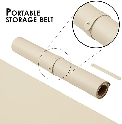 Large Cork Desk Mat - 47.2"x 17" Desk Pad for Office and Home - Ideal for Large Mouse Pad and Desk Mats on Top of Desks(Beige) - Image 4