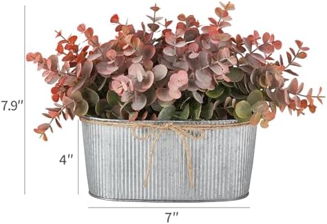 Dahey Artificial Fake Plants Indoor for Farmhouse Table Laundry Room Decor - Image 2