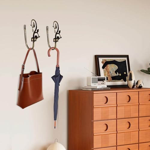SUQ I OME Leaf Shaped Curtain Holdbacks, Bronze, 1 Pair - Image 5