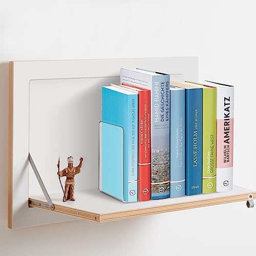 10 Pcs Clear Acrylic Bookends, Heavy Duty Book Ends for Shelves - Image 6