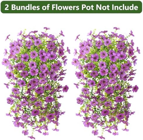 Artificial Fake Flowers Plants for Outdoor UV Resistant Summer Decoration - Image 3