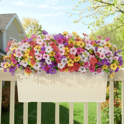 Lifewit Artificial Flowers for Outdoor, Faux Flowers for Garden Decor - Image 4