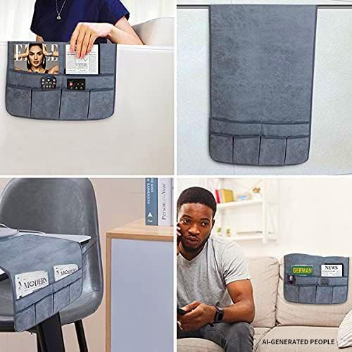 HAOMAIJIA Sofa Armrest Organizer, Remote Control Holder for Recliner Couch - Image 5