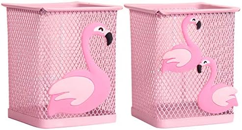 Trycooling 2 Pack Metal Pen Pencil Holder, Square by Trycooling