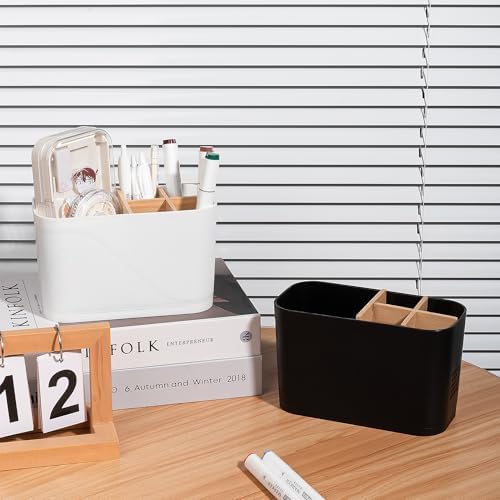 Toothbrush and Toothpaste Holder, 5 Slots, Black - Image 6