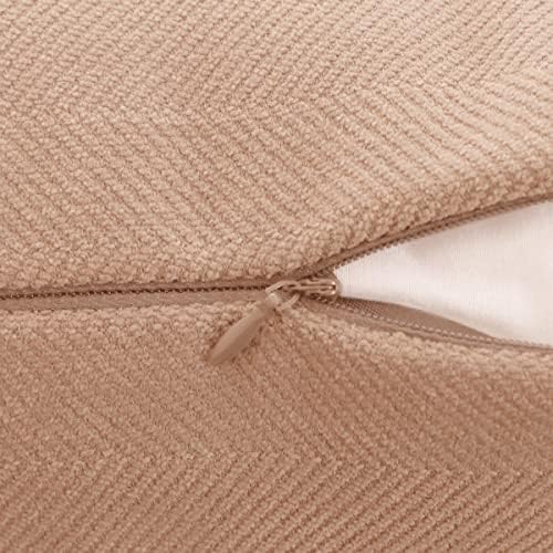 AMBERIS 2 Pillowcases (45×45cm)(Without Insert) Beige, Modern Style 2 Pillowcases (Without Insert) for Home Hotel Decorations - Image 3