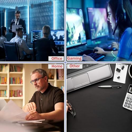 Large Mouse Pad Big Desk Mat Large Office Desk Pad, Black Line - Image 6