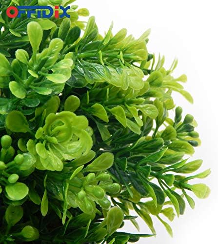 OFFIDIX Artificial Plastic Plants with Pots, Fake Plastic Eucalyptus Plants for Home Office Decoration, Small Faux Plastic Plants for Indoor Decor - Image 4