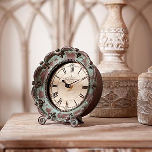 NIKKY HOME Vintage Table Clock Battery Operated for Home Decor - Image 5