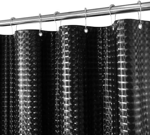 Barossa Design Black Stall Size Shower Curtain Liner 36x72 by BarossaDesign