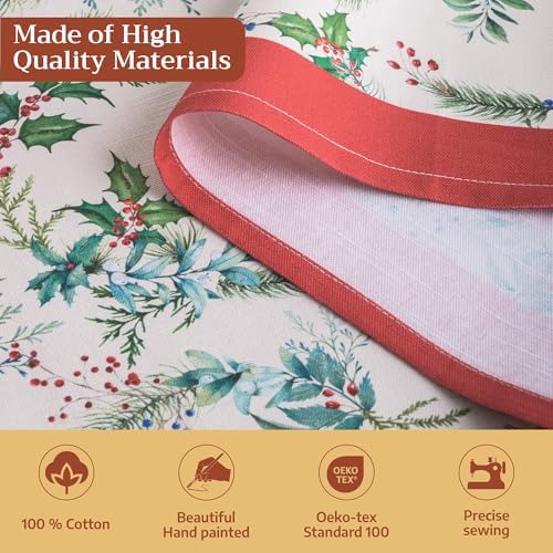 Maison d' Hermine Aprons for women with Pocket 100% Cotton (27.50"x31.50") - Image 3