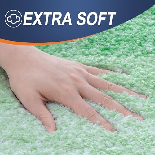 OLANLY Small Bathroom Rugs 24x16, Extra Soft Absorbent Microfiber Bath Rugs - Image 3