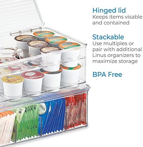 iDesign Stackable Coffee Pod Holder, Clear - Image 4