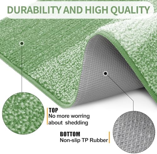 Kitinjoy Indoor Outdoor Door Mat, 36x24 Non-Slip Dirt Trapper Doormats - Image 3