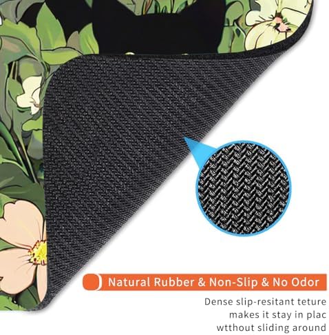 Square Mouse Pad Cute Cats,Personalized Premium-Textured Custom Mouse Mat Design,Washable Mousepad Lycra Cloth,Non-Slip Rubber Base Computer Mouse Pads for Wireless Mouse - Image 5