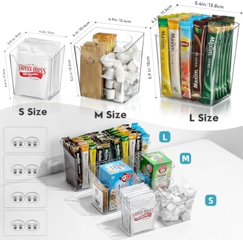 4 Pack Drink Packet Organizer, Hot Chocolate Packets/Drink Mix/Tea Holders - Image 5