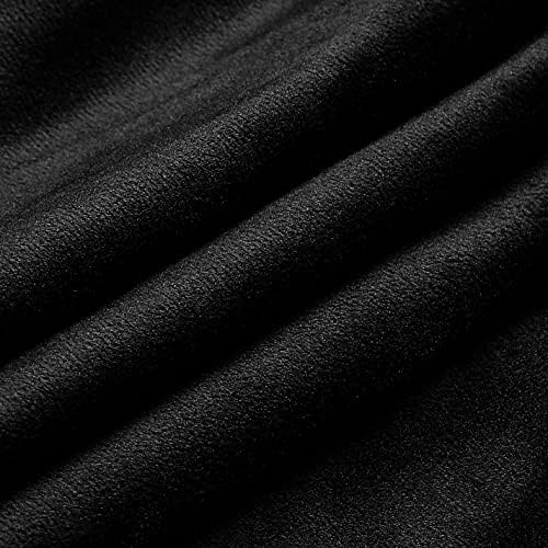 NiNi ALL Black Velvet Throw Pillow Covers 20x20 Pack of 2 Decorative Couch - Image 6
