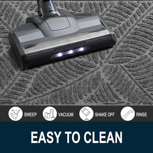 Colorxy Waterproof Front Doormat, Sturdy Natural Rubber Door Mat, 29.5x17 - Image 5