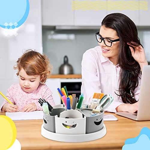 MeCids Art Supply Organizer Rotating Desk Organizer Pen Holder (10 IN) - Image 3