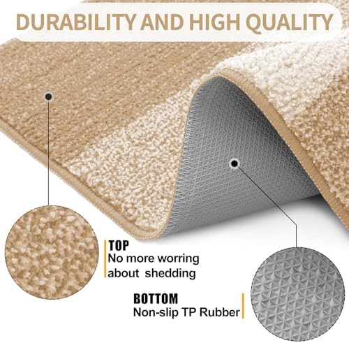 Kitinjoy Indoor Outdoor Door Mat, 45x27 Non-Slip Dirt Trapper Doormats - Image 3