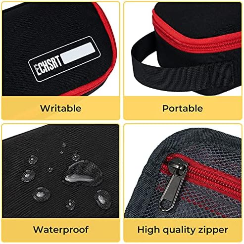 ECHSRT Large Pencil Case, Aesthetic Pen Pouch with Big Capacity, Minimalist Portable Stationery Bag with Handle for Office Organizer Aesthetic Pencil Cases - Image 6