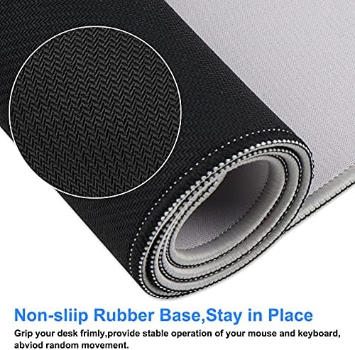XXL Gaming Mouse Pad 35.4x15.7 Professional Large Mouse Pad & Computer Game Mouse Mat-90x40 Greyus - Image 4