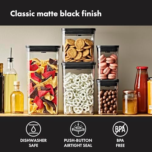 OXO Good Grips POP Container, 2.8 qt / 2.6 L, Matte Black - Image 2