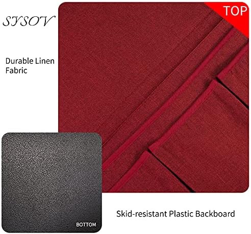 Bedside Caddy Bedside Storage Organizer Magazine Phone Tablet iPad Remote Holder, Organizer Caddy for Home College Dorm Bed, Sofa, Bunk Bed (Burgundy) - Image 2
