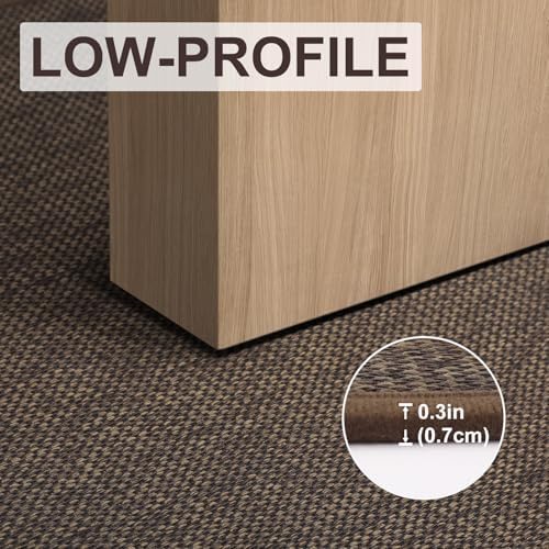 LEKEEPGO Door Mat 24"x47", Non Slip Washable Indoor Door Mat, Brown - Image 6