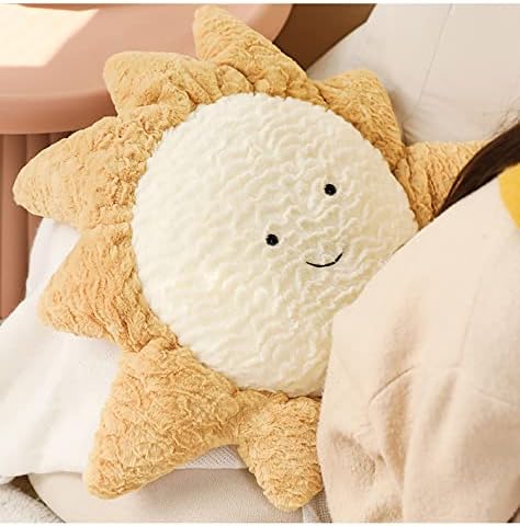 Moon Star Sun Pillow Sofa Cushion | Decorative Lumbar Support Pillow | Soft Plush Decorative Pillow (23inches, Moon) - Image 4