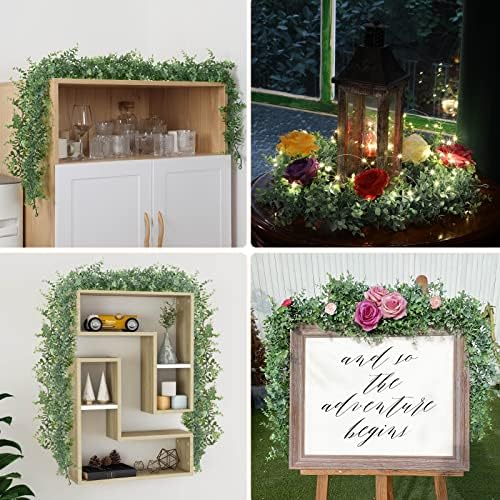 3 Pack Eucalyptus Garland 18Ft Artificial Vines Fake Greenery Garland - Image 6