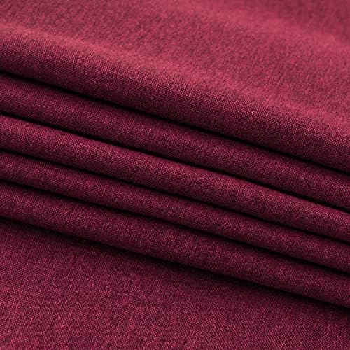 AMBERIS Bed Runner Red, Imitation Linen Decorative Bed Scarf for Home Hotel (Pillowcases Sold Separately) - Image 5