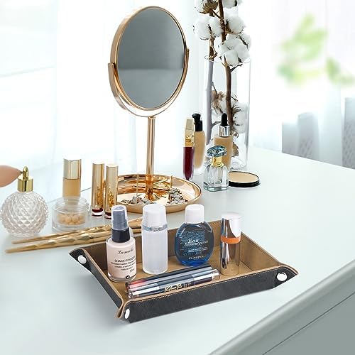 Closet Valet Tray - Elegant Organization for Jewelry, Wallets, Watches, Keys, Coins, Phones, and Glasses. Perfect for Nightstand, Entryway Table, or Desk. - Image 4